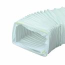 PVC-Schlauch 1 Meter System 125 (für Flachkanal 204 x 60mm)